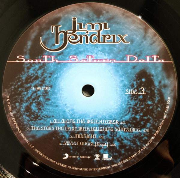 Jimi Hendrix : South Saturn Delta (2xLP, Comp, 180)