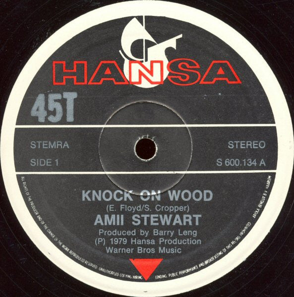 Amii Stewart : Knock On Wood / Light My Fire (12")