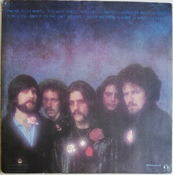 Eagles - One Of These Nights (LP, Album, Emb) - De Platen Aap – Vinylwinkel in Brielle & online webshop voor muziekliefhebbers