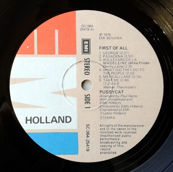 Pussycat (2) : First Of All (LP, Album)