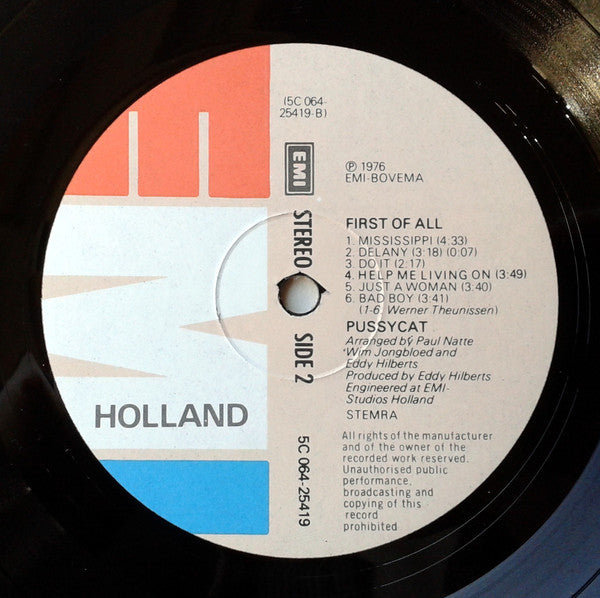 Pussycat (2) : First Of All (LP, Album)