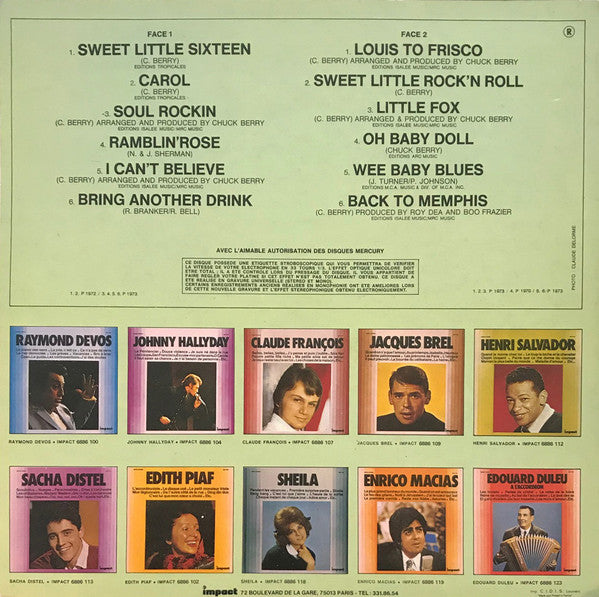 Chuck Berry : Chuck Berry (LP, Comp, RE)