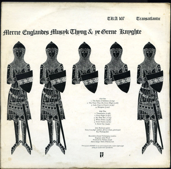 John Renbourn : Sir John Alot Of Merrie Englandes Musyk Thyng & Ye Grene Knyghte (LP, Album)