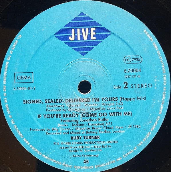 Ruby Turner - What Becomes Of The Brokenhearted (12") - De Platen Aap – Vinylwinkel in Brielle & online webshop voor muziekliefhebbers