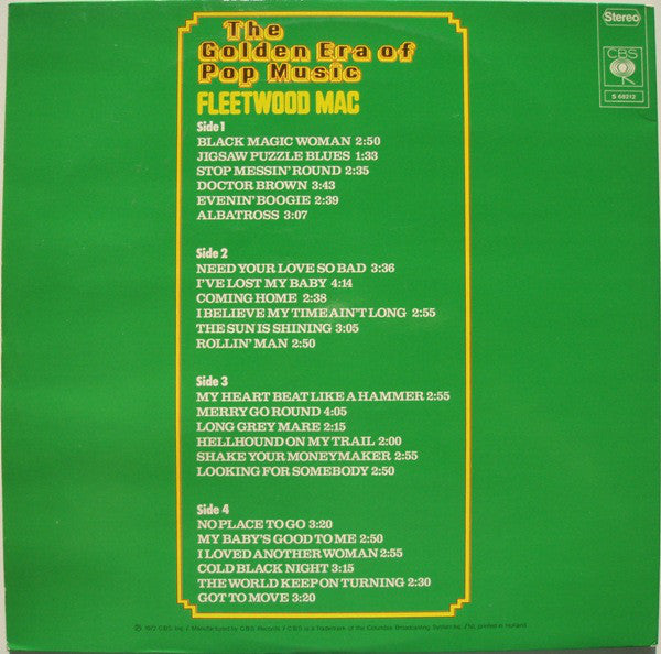 Fleetwood Mac : The Golden Era Of Pop Music (2xLP, Comp)