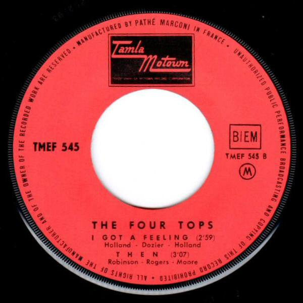 Four Tops : Bernadette (7", EP)