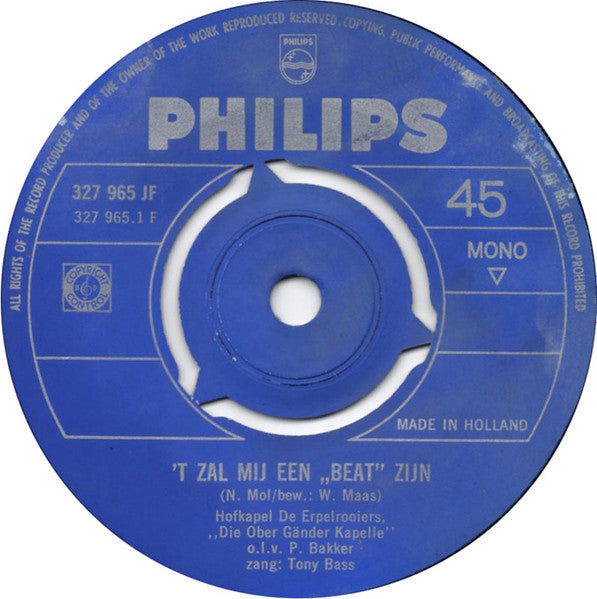 Tony Bass (2) en De Eppelrooiers, Die Obergänderkappelle o.l.v. P. Bakker (2) : Carnaval In De Lichtstad! No. 2 (7", Single, Mono, 3-P)
