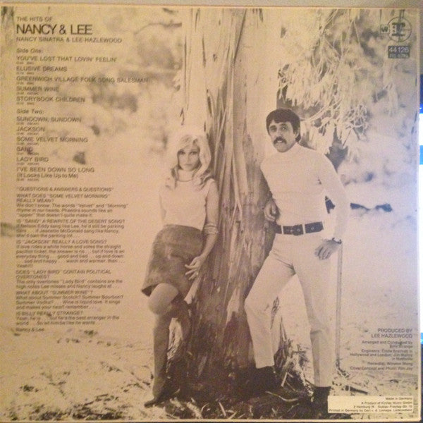 Nancy Sinatra & Lee Hazlewood : Nancy & Lee (LP, Album)