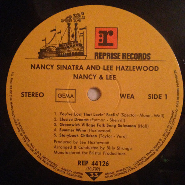 Nancy Sinatra & Lee Hazlewood : Nancy & Lee (LP, Album)