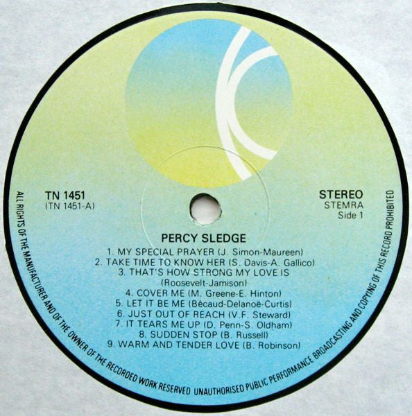 Percy Sledge : When A Man Loves... (LP,Compilation)