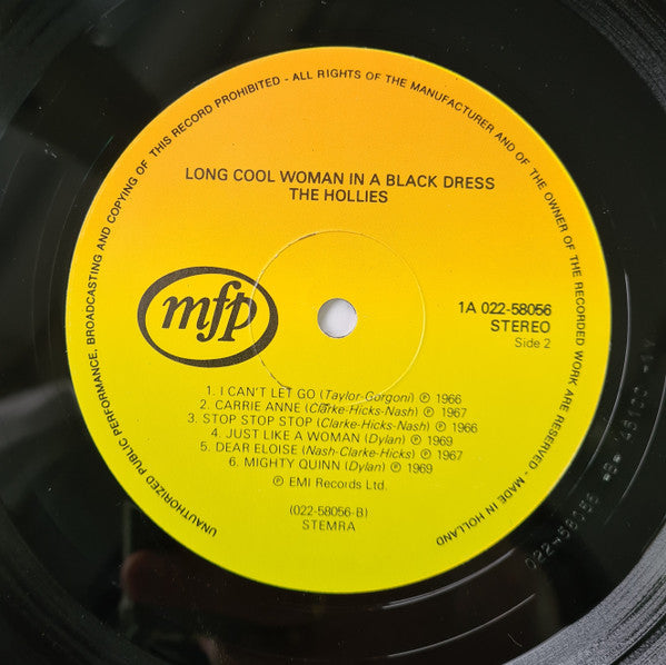 The Hollies : Long Cool Woman In A Black Dress (LP, Comp)