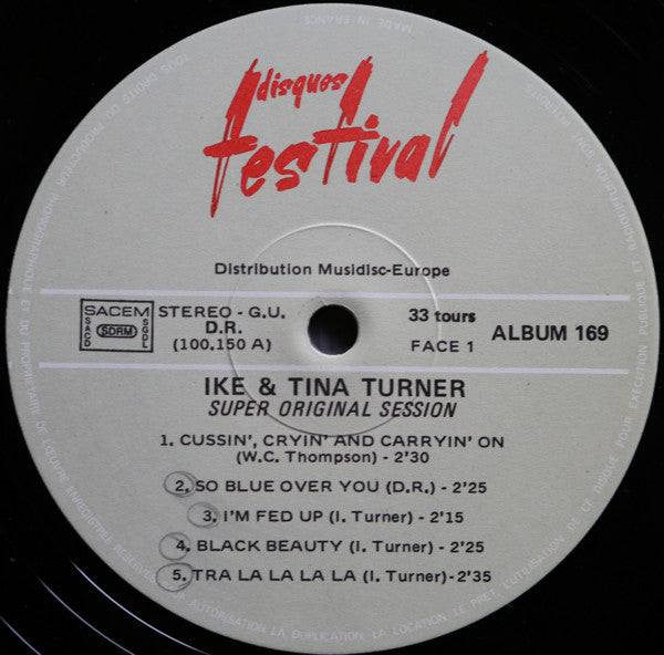 Ike & Tina Turner : Super Original Session (2xLP, Album, Comp)