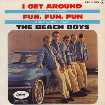 The Beach Boys : I Get Around / Fun, Fun, Fun (7", EP)