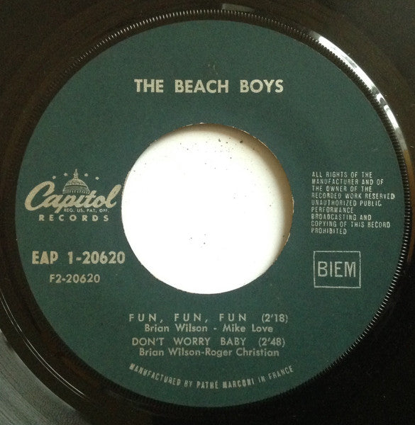 The Beach Boys : I Get Around / Fun, Fun, Fun (7", EP)