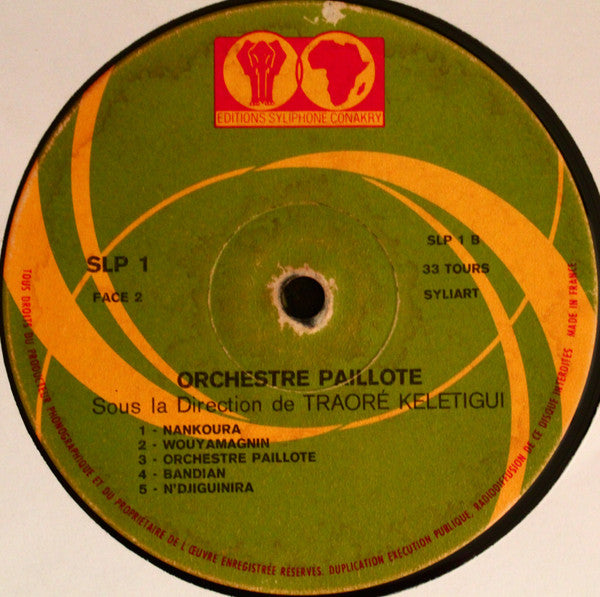 Orchestre Paillote* : Orchestre Paillote (Volume 1) (LP, Album)