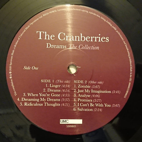 Cranberries, The : Dreams: The Collection (LP,Compilation,Reissue)