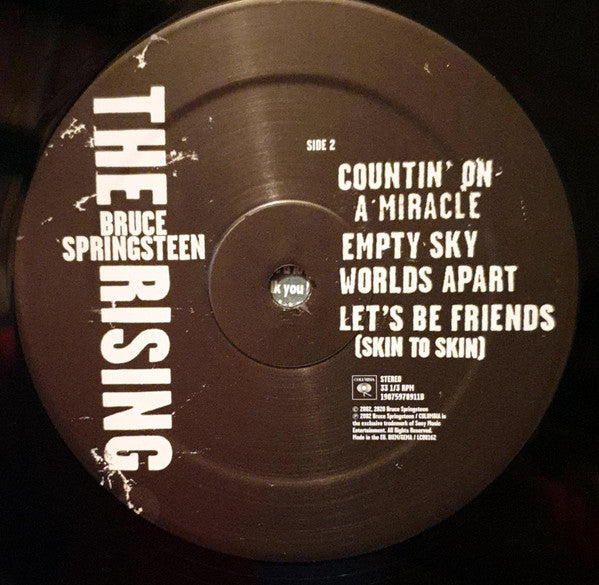 Bruce Springsteen - The Rising (2xLP, Album, RE) - De Platen Aap – Vinylwinkel in Brielle & online webshop voor muziekliefhebbers