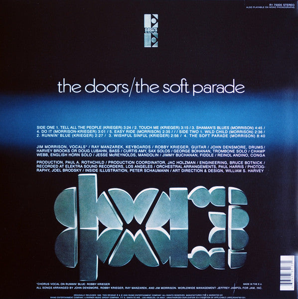The Doors - The Soft Parade (LP, Album, RE, RM, Gat) - De Platen Aap – Vinylwinkel in Brielle & online webshop voor muziekliefhebbers