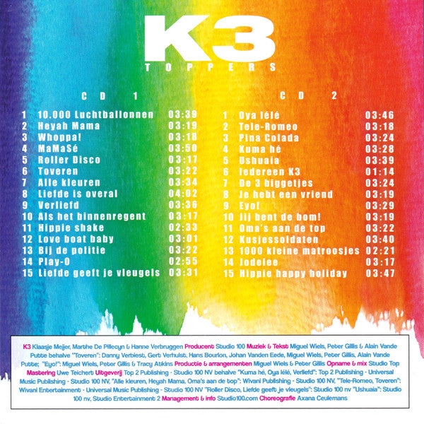 K3 : Toppers (2xCD, Comp)