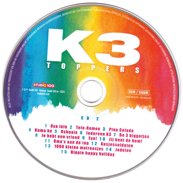 K3 : Toppers (2xCD, Comp)