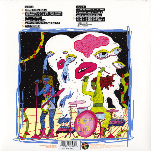 Deap Lips : Deap Lips (LP, Album, Whi)