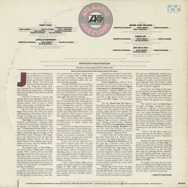Ornette Coleman : Twins (LP,Album,Reissue,Remastered)
