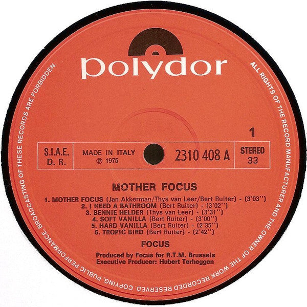 Focus (2) : Mother Focus (LP, Album)