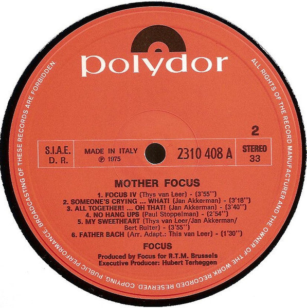 Focus (2) : Mother Focus (LP, Album)