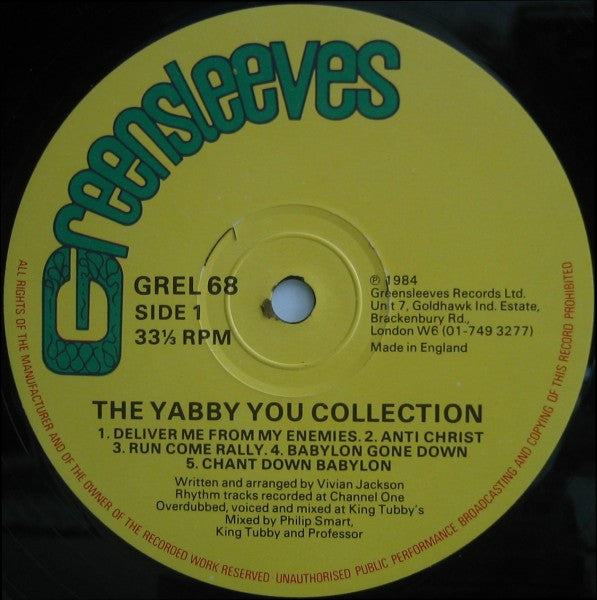 Yabby You : The Yabby You Collection (LP, Comp)
