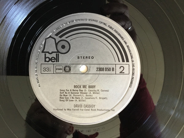 David Cassidy : Rock Me Baby (LP, Album)