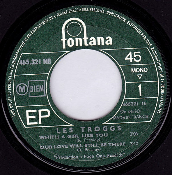 Les Troggs* : With A Girl Like You (7", EP, Mono)