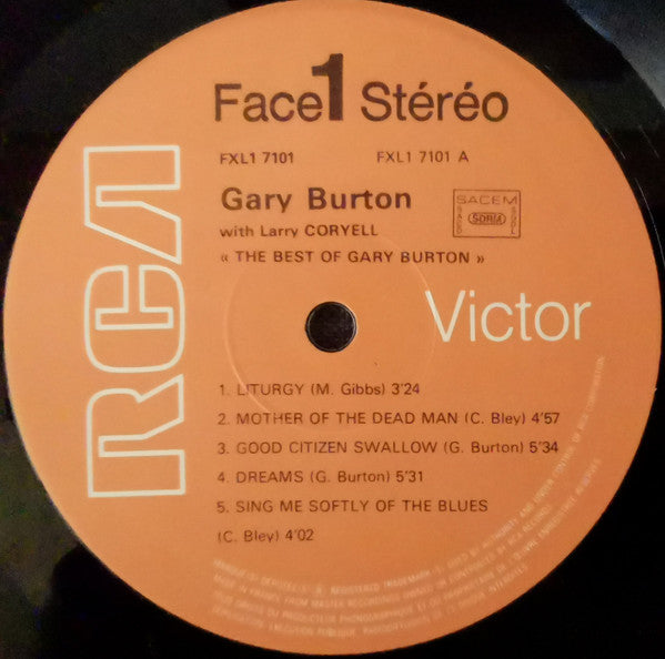 Gary Burton / Larry Coryell : Gary Burton / Larry Coryell (LP, Comp, RE, Gat)
