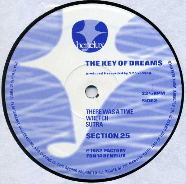 Section Twenty Five* : The Key Of Dreams (LP, Album)