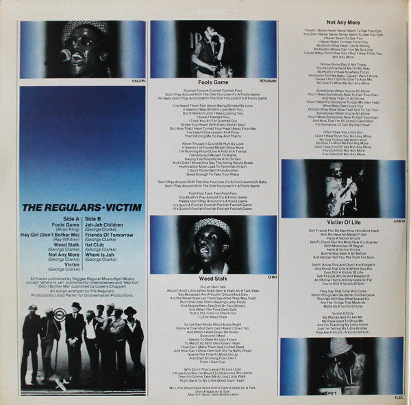 The Regulars* : Victim (LP, Album + 12", Single + Album, Gat)