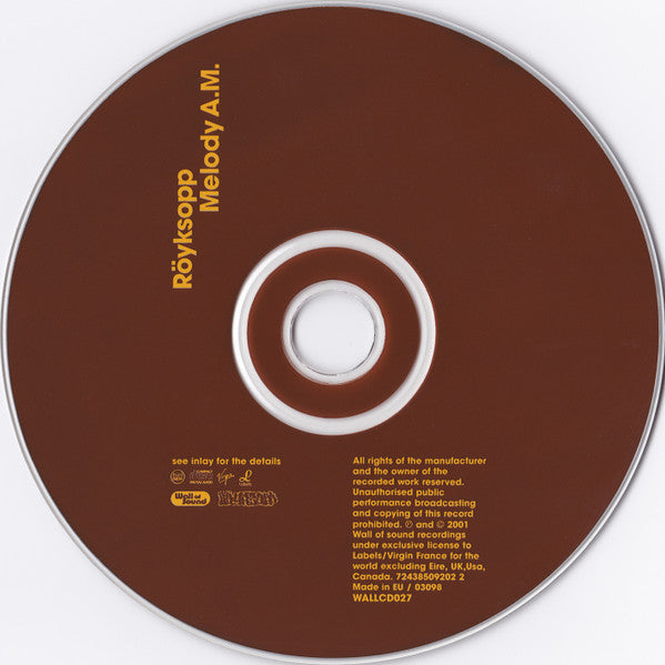 Röyksopp : Melody A.M. (CD, Album, RE + CD, Comp, Enh + Ltd)