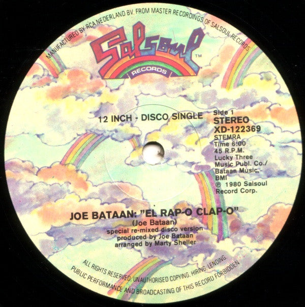 Joe Bataan : El Rap-O Clap-O (12", Single)