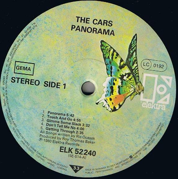 The Cars : Panorama (LP, Album)