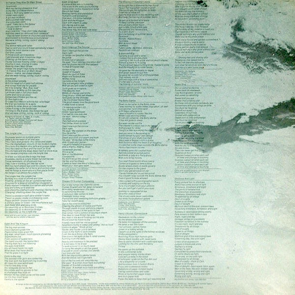 Joni Mitchell : The Hissing Of Summer Lawns (LP, Album, RE, Gat)