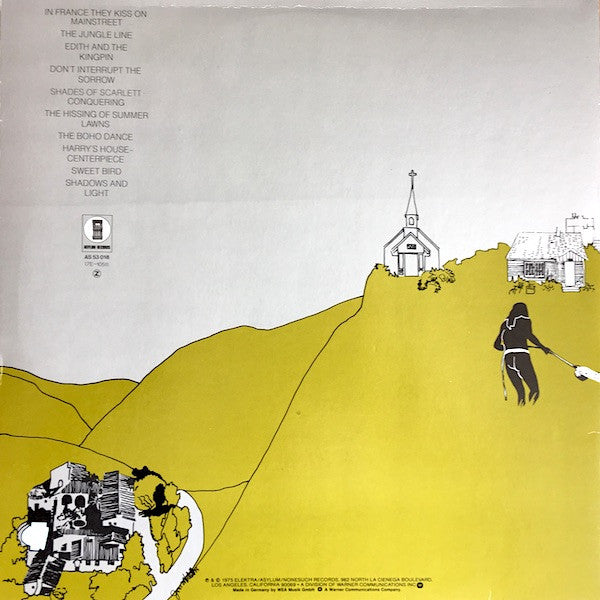 Joni Mitchell : The Hissing Of Summer Lawns (LP, Album, RE, Gat)