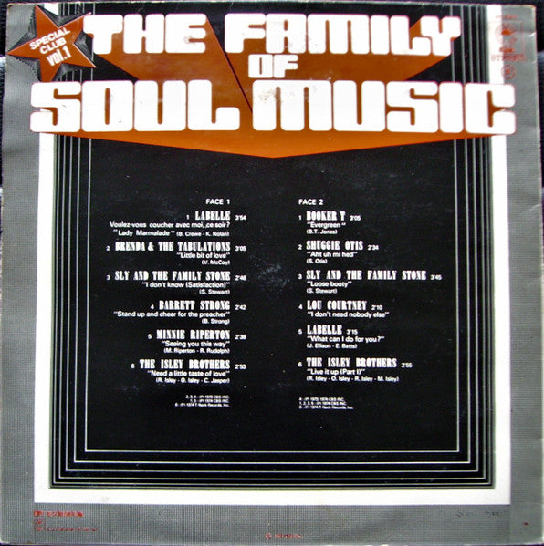 Various : The Family Of Soul Music (LP, Comp)