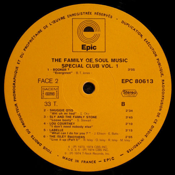 Various : The Family Of Soul Music (LP, Comp)