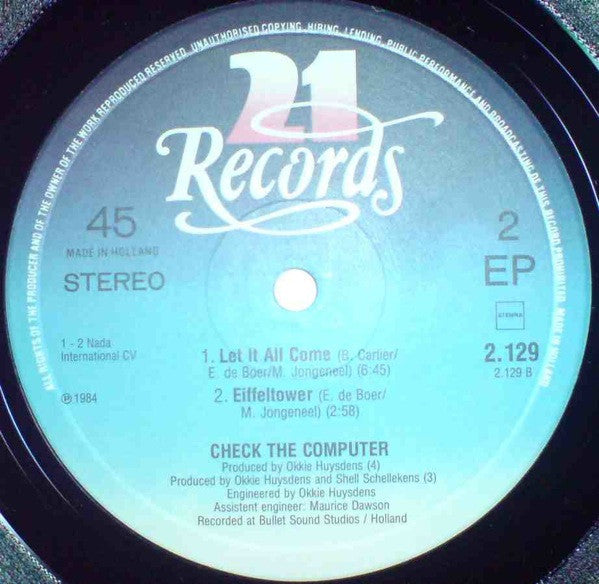 Check The Computer : Check The Computer (12", EP)