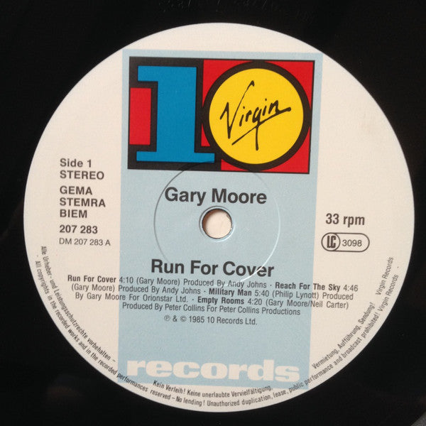 Gary Moore : Run For Cover (LP, Album)