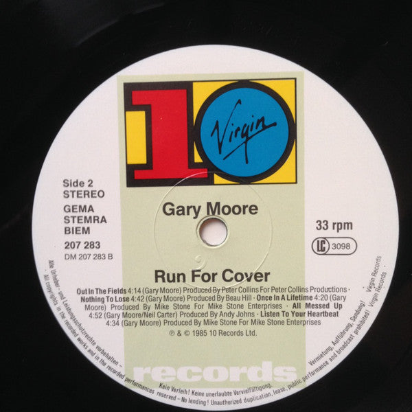 Gary Moore : Run For Cover (LP, Album)