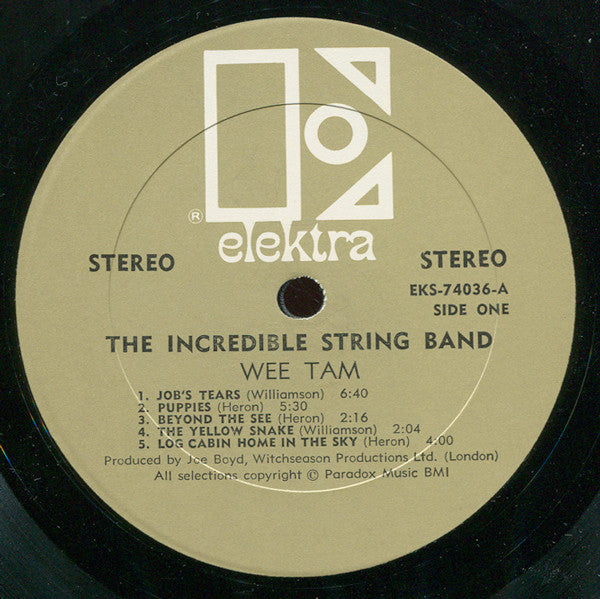 The Incredible String Band - Wee Tam (LP, Album, All) - De Platen Aap – Vinylwinkel in Brielle & online webshop voor muziekliefhebbers