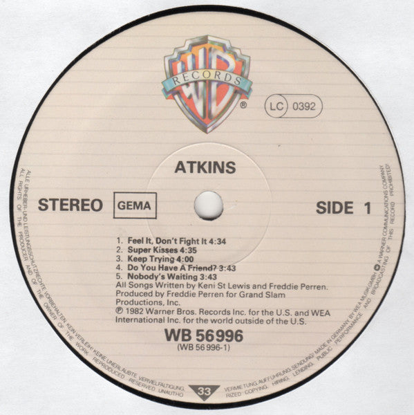Atkins : Atkins (LP, Album)