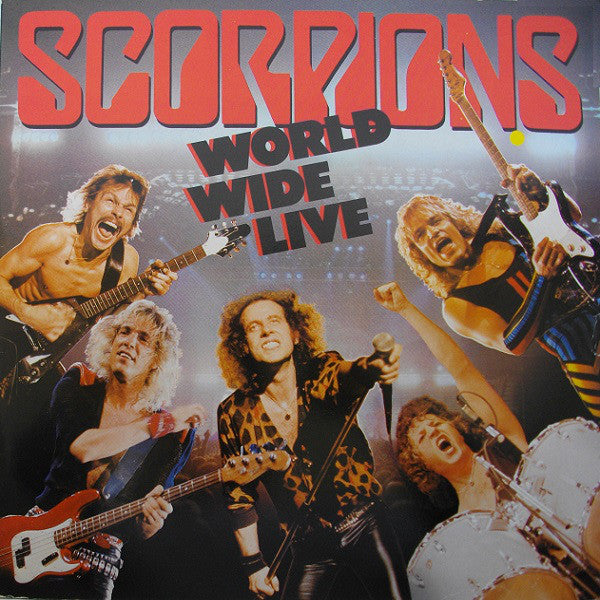 Scorpions : World Wide Live (LP,Album,Stereo)