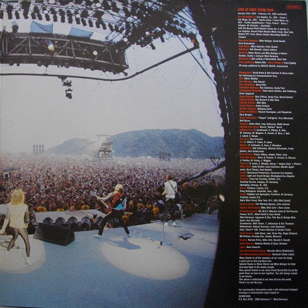 Scorpions : World Wide Live (LP,Album,Stereo)