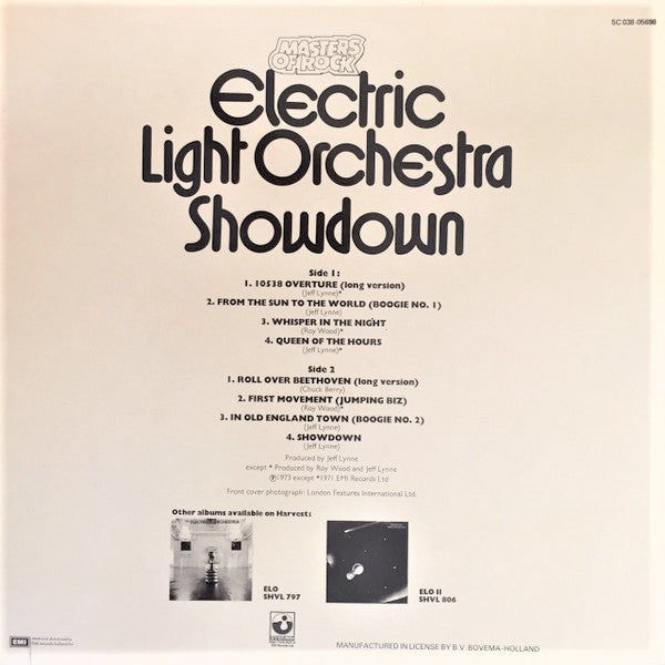 Electric Light Orchestra : Masters Of Rock - Electric Light Orchestra Showdown (LP, Comp, Pin)