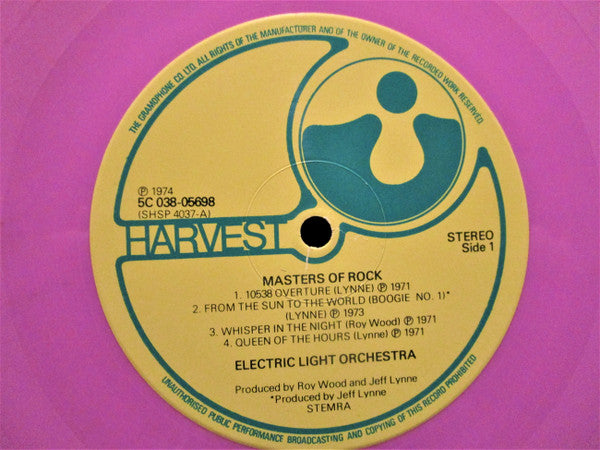 Electric Light Orchestra : Masters Of Rock - Electric Light Orchestra Showdown (LP, Comp, Pin)